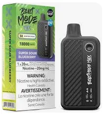 Flavour Beast Disposables- Beast Mode MAX 18K- Super Sour Blueberry