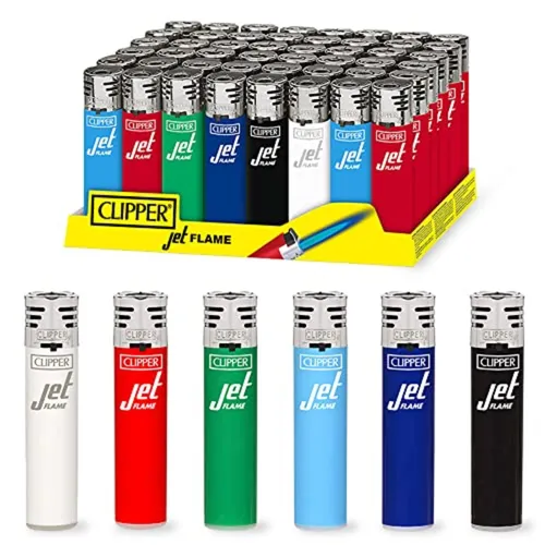 Clipper Jet Flame Torch Lighter (Any Colour)