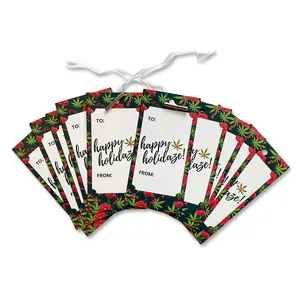 Happy Holiblaze- Hang Tags by Canna Cards (10 Pack)