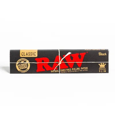 RAW Black - King Size Slim Rolling Papers