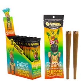 G-rollz - Multifruit Flavored Pre-roll Hemp Cones - 2pk (fiesta)