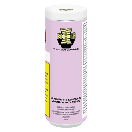 XMG+ - Blackberry Lemonade THC 10MG CBG 10MG - Blackberry Lemonade 355ml Beverages XMG+ - Blackberry Lemonade THC 10MG CBG 10MG - Blackberry Lemonade 355ml Beverages