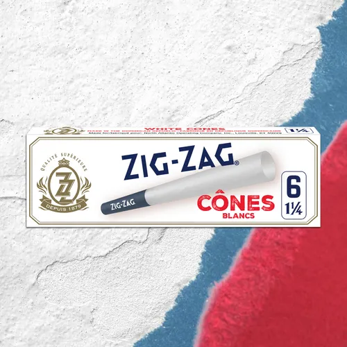 ZIG-ZAG WHITE CONES
