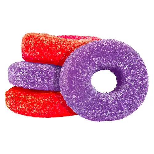 Olli O's - Sour Grape & Strawberry THC/CBN/CBD Hybrid -4 Pack Olli O's - Sour Grape & Strawberry THC/CBN/CBD Hybrid -4 Pack