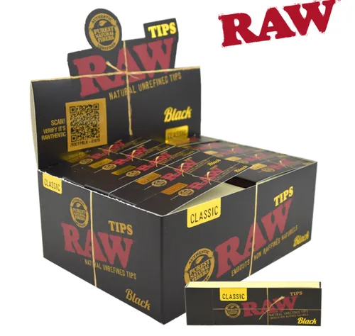 Raw Black Filter Tips