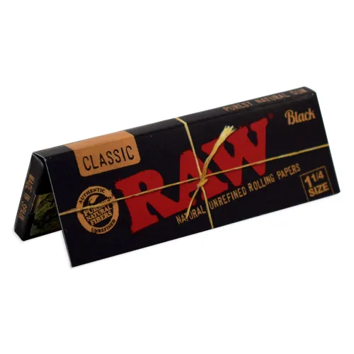 RAW - Black Classic Papers 1 1/4