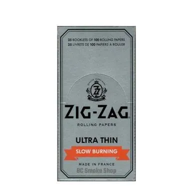 Zig Zag Silver - Single Wide Ultra Thin Rolling Papers