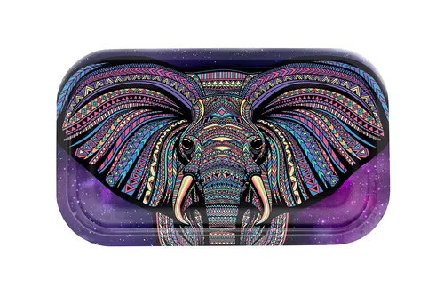 Metal Rolling Tray - "Elephant"