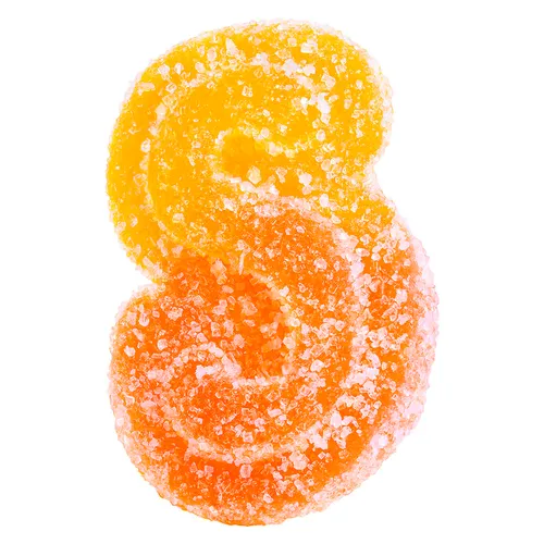 SOURZ by Spinach - Fully Blasted Peach Orange - Fully Blasted Peach Orange 1:1 THC CBD Gummy 1 Pack Soft Chews SOURZ by Spinach - Fully Blasted Peach Orange - Fully Blasted Peach Orange 1:1 THC CBD Gummy 1 Pack Soft Chews