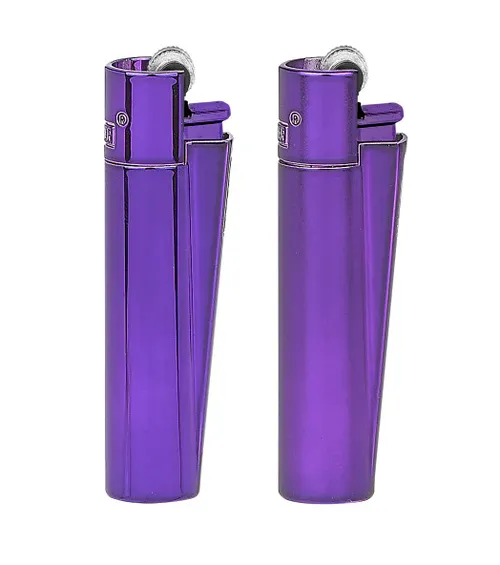 Metal Clipper Lighter - Purple Rain