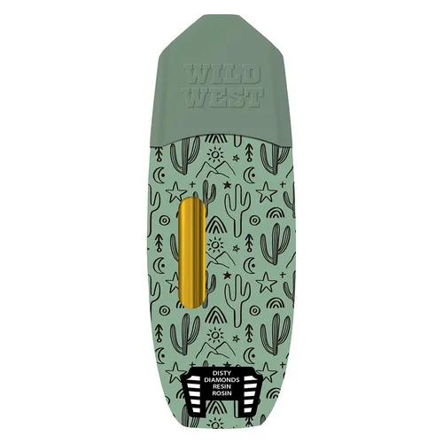Wild West - Reloadable Disposable Pen - 96+ Kiwi Cactus - 0.95g Wild West - Reloadable Disposable Pen - 96+ Kiwi Cactus - 0.95g
