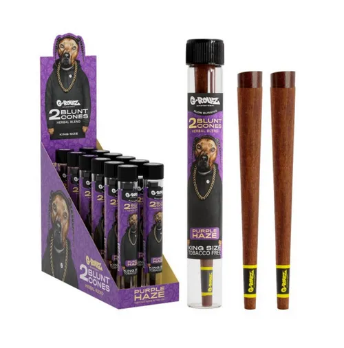 G-Rollz 'The Dog' Terpene Infused Blunt Cones - Purple Haze