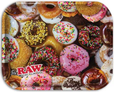 Raw Doughnut Metal Rolling Trays Raw Doughnut Metal Rolling Trays