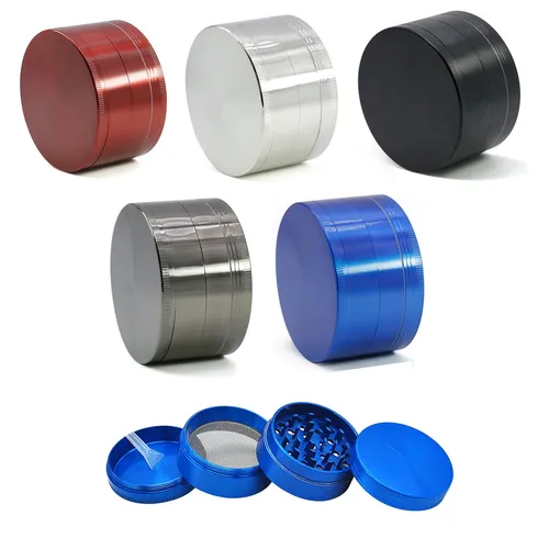 Grinder Aluminum 4 part 40mm x 38mm Black and Gun Metal