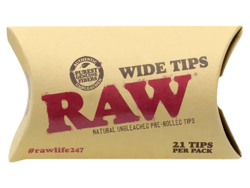 Raw - Wide Pre-Rolled Filter Tips