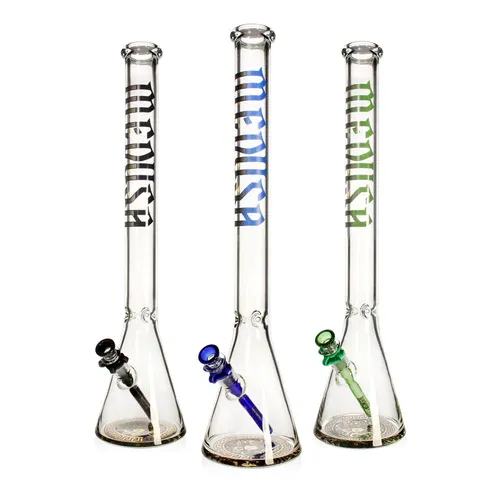 23" Medusa 7mm Beaker Bong - Blue
