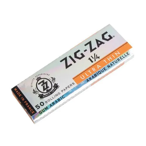Zig Zag Silver Ultra Thin 1.25" Rolling Papers