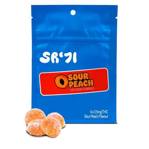 SAN RAFAEL '71 Sour Peach Live Resin 4X2.5mg