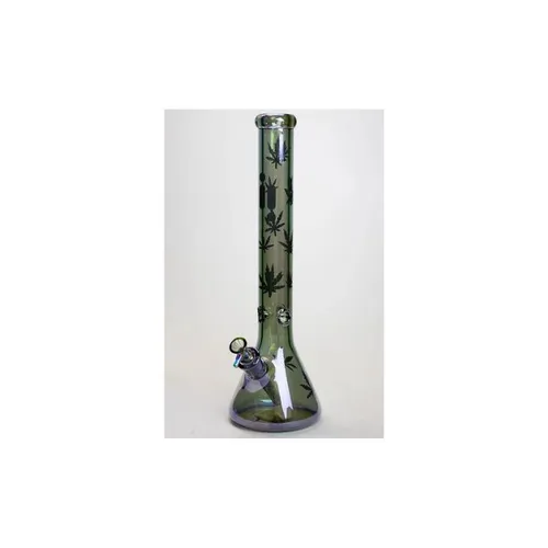 18" Light Green Sunshine Leaves Beaker
