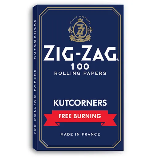 Zig Zag - Free Burning Kutcorner - Blue