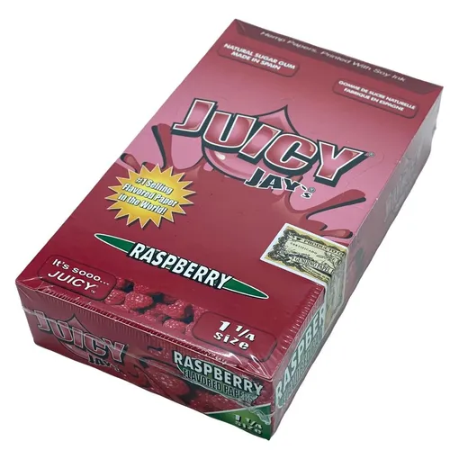 Juicy Jay's 1 1/4 Flavoured Papers - Raspberry