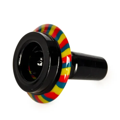 Red Eye Glass 14mm Multicolour Spacecraft Bowl Piece