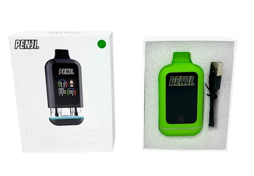 Penji - TwinSwitch Dual 510 Battery: Green
