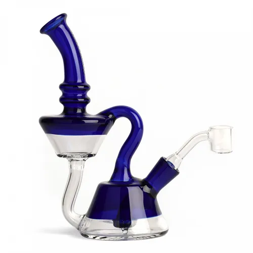 Red Eye Glass - Recycler Dab Rig - 45 Degree Joint