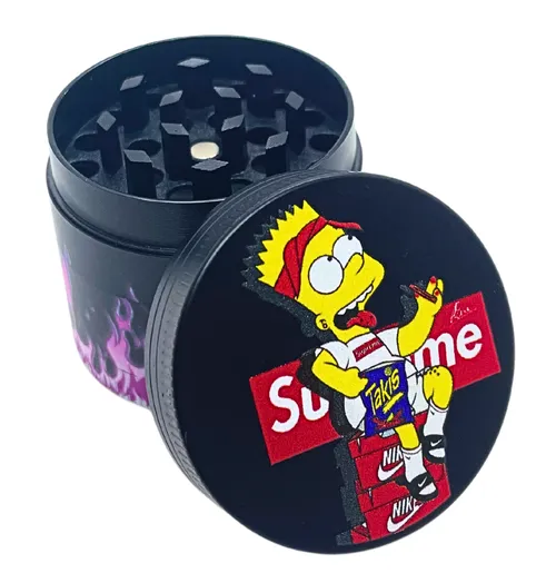 Mini Supreme Graphic 4 Parts Metal Grinders - Mini Supreme Graphic 4 Parts Metal Grinders - No. 4