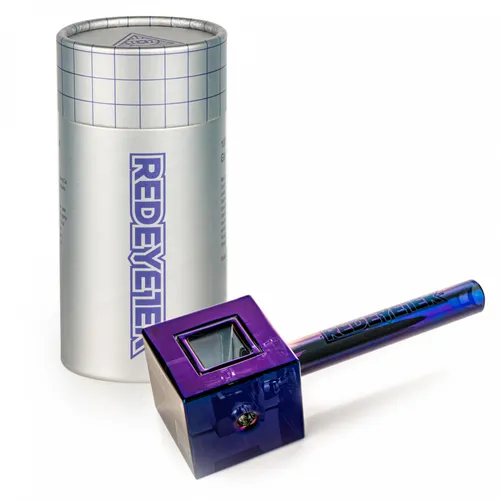 Red Eye Tek 4.5" Infinity Hand Pipe - Blue Metallic Terminator