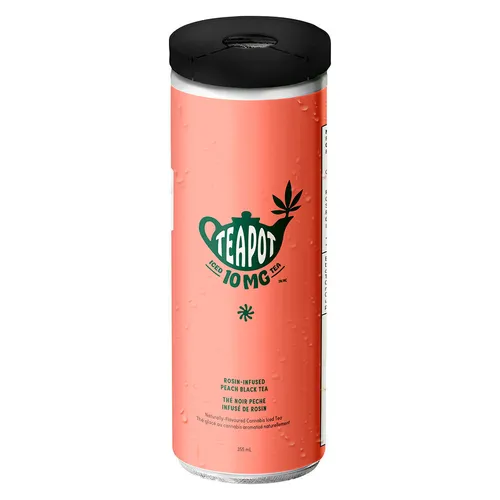 TeaPot - Rosin Infused Peach Black Tea - Rosin Infused Peach Black Tea 355ml Beverages TeaPot - Rosin Infused Peach Black Tea - Rosin Infused Peach Black Tea 355ml Beverages