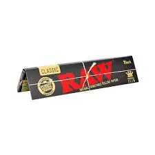 RAW Black Classic Rolling Papers - King Size Slim