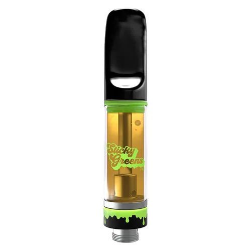 Sticky Greens -Electric Green Frog Liquid Diamonds 97+ 510 Thread Cartridge - 0.95g