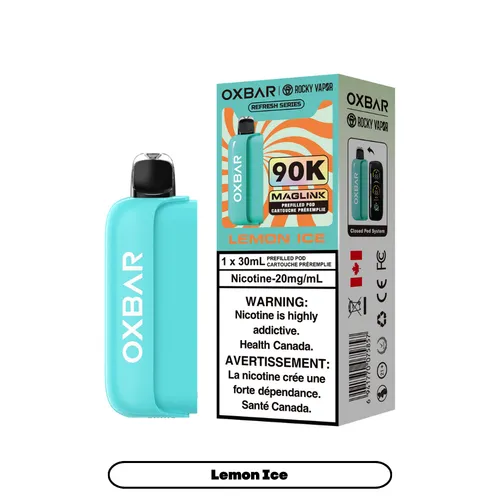Rocky Vapor Oxbar Maglink - Refresh Series - Lemon Ice 90k