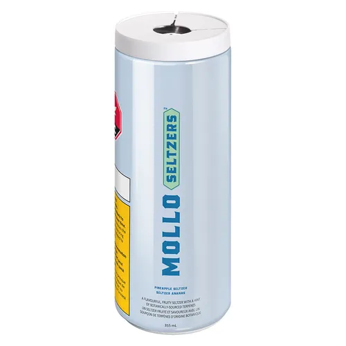 Mollo - Pineapple Seltzer CBG 20mg - Pineapple Seltzer 355ml Beverages
