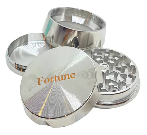 Medium Fortune 4-Piece Grinder - Medium Fortune 4-Piece Grinder - Silver