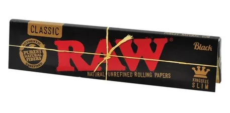 RAW Rolling Papers - Classic Black | King size