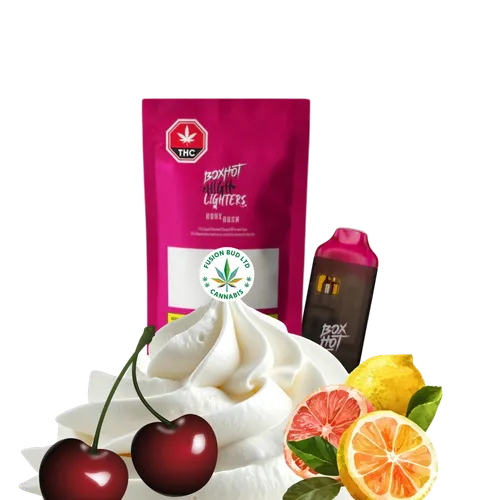 BOXHOT HIGH LIGHTERS- RUBY RUSH AIO Disposable Vape 1g BOXHOT HIGH LIGHTERS- RUBY RUSH AIO Disposable Vape 1g