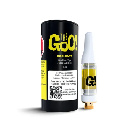 Goo-Cart! Live Rosin Vape Cartridge