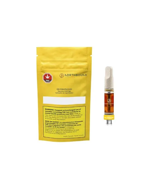 CBD Pineapple Kush Vape Cartridge - 1g CBD Pineapple Kush Vape Cartridge - 1g