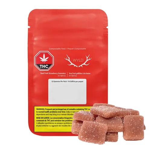 Real Fruit Strawberry Gummies 20:1 CBD:THC Real Fruit Strawberry Gummies 20:1 CBD:THC