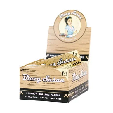 Blazy Susan - 1 1/4 Rolling Papers - Unbleached