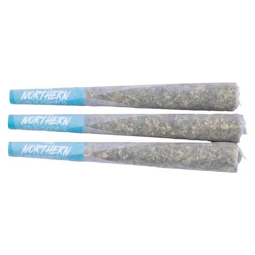 Northern Canna - Frosted Tiger Nuts Pre-Roll - Frosted Tiger Nuts Pre-Roll 3x0.5g Pre-Rolls Northern Canna - Frosted Tiger Nuts Pre-Roll - Frosted Tiger Nuts Pre-Roll 3x0.5g Pre-Rolls