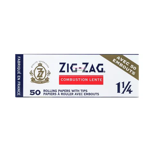 Zig Zag White - 1+1/4 Rolling Papers + Tips