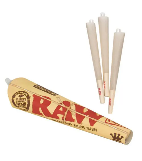 RAW Classic King Size Pre-rolled Cones 3 Pack