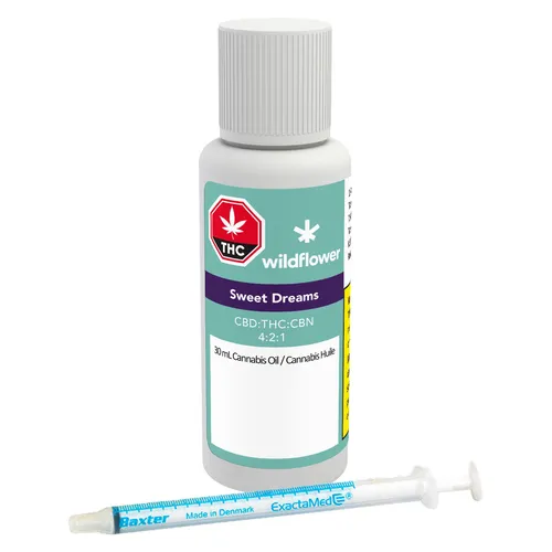 Wildflower - Sweet Dreams CBD + THC + CBN Oil (3MG/ML CBN) - Sweet Dreams CBD + THC + CBN Oil 30ml Oils
