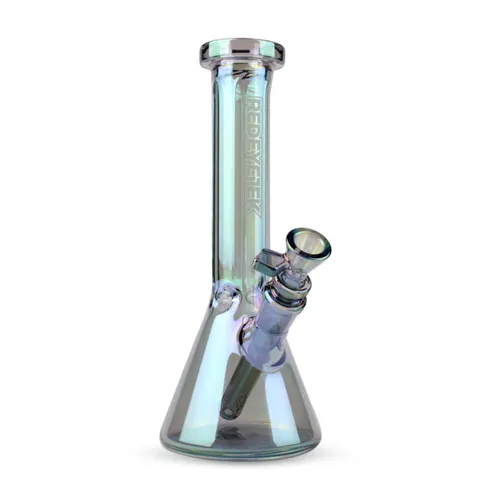 Red Eye Tek 12" Metallic Terminator Finish Hex Top Beaker - Green