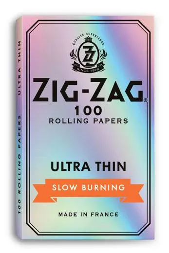 Zig Zag Ultra Thin Slow Burning Rolling Papers Zig Zag Ultra Thin Slow Burning Rolling Papers