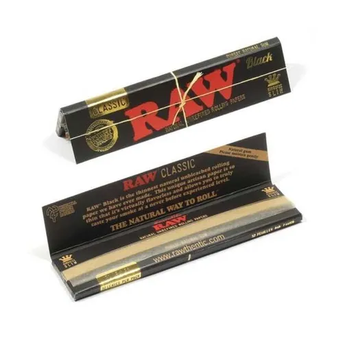 RAW Black Hemp Papers