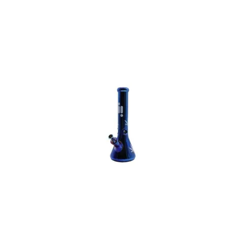 14" Blue Purple Leaves Beaker